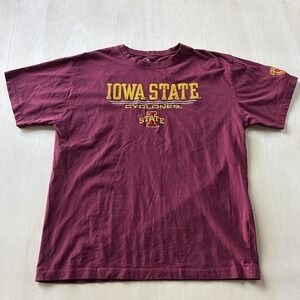 Iowa State Cyclones Shirt Mens XL Red NCAA Football Knights Apparel Tee